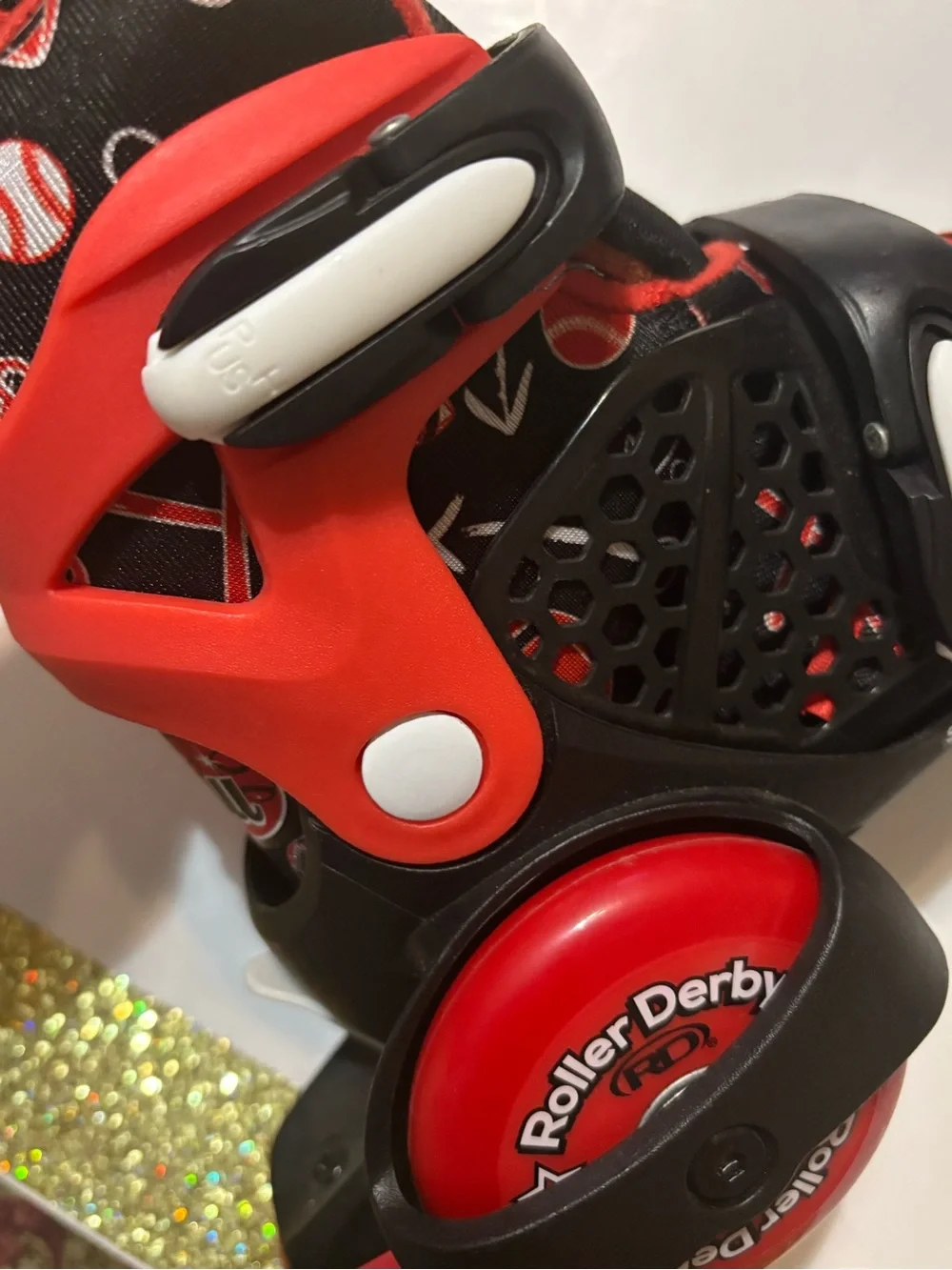 Adjustable Kids Inline Skates - Black & Red